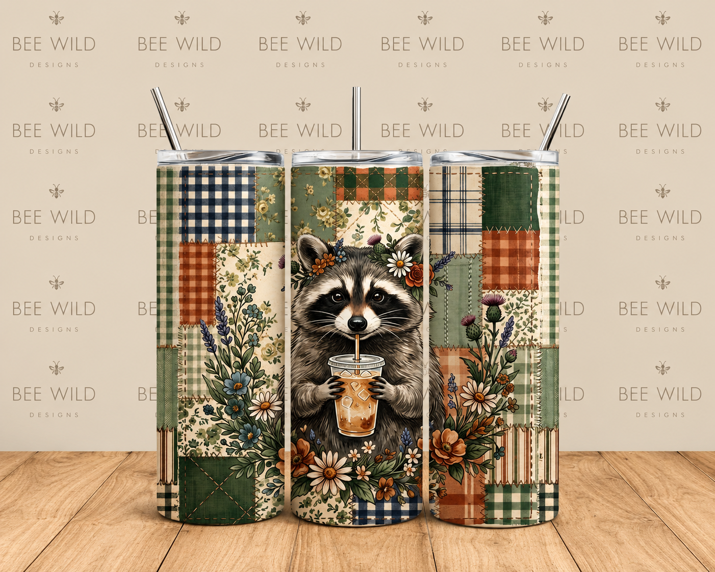 Cozy Raccoon Patchwork