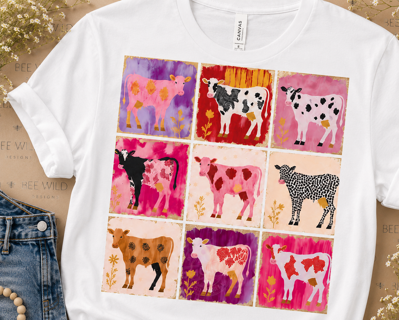 Cow Graphic Tee