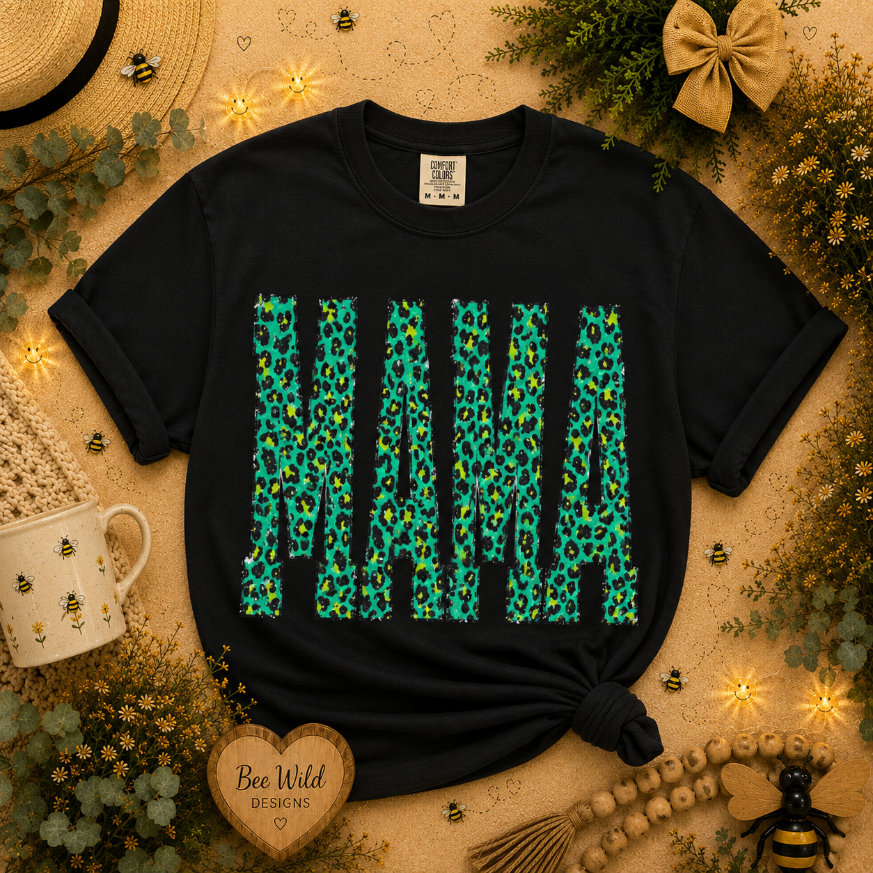 Teal Leopard MAMA