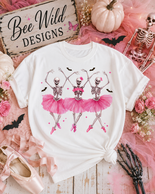 Dancing Skeleton Graphic Tee