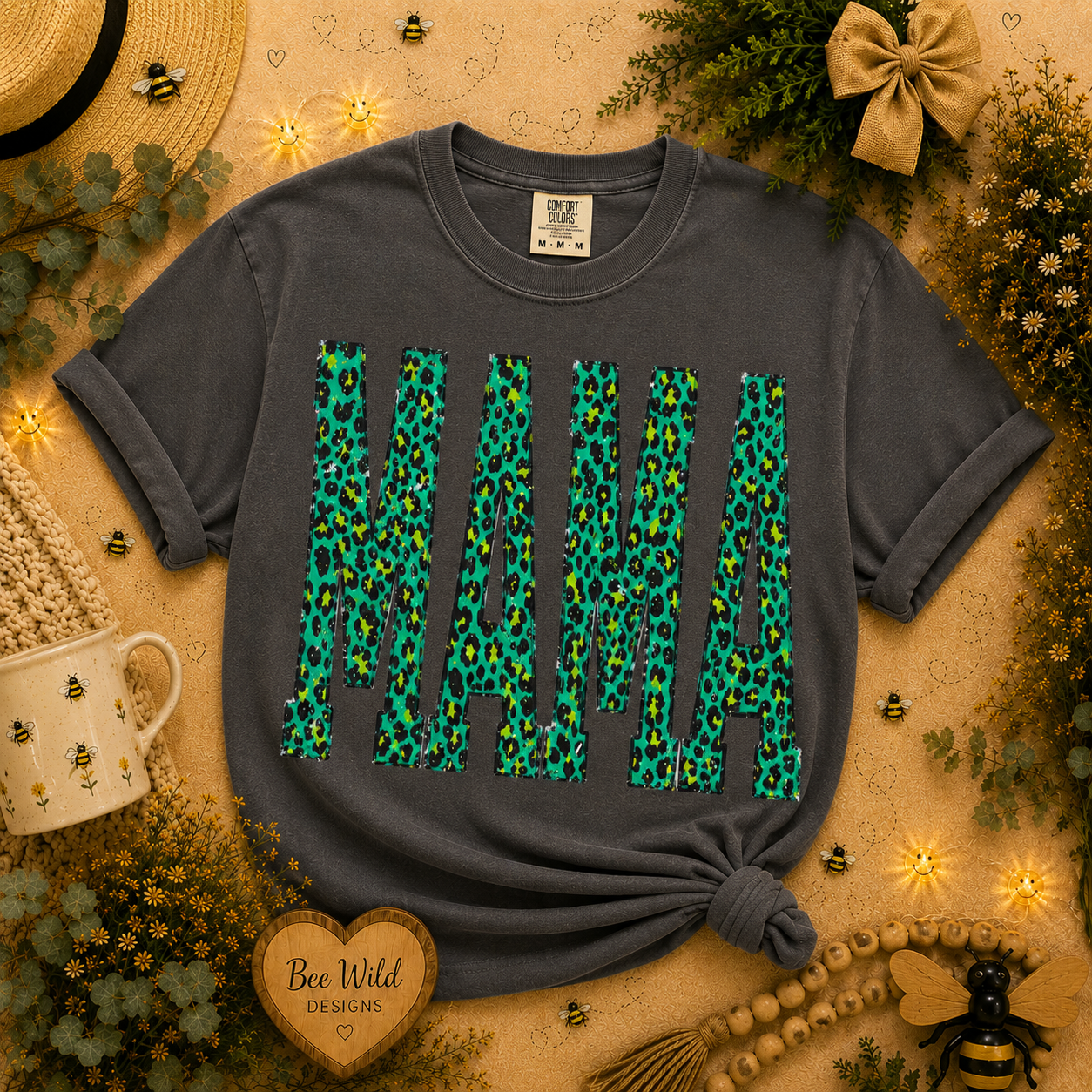 Teal Leopard MAMA