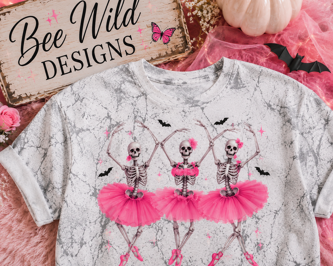 Dancing Skeleton Graphic Tee