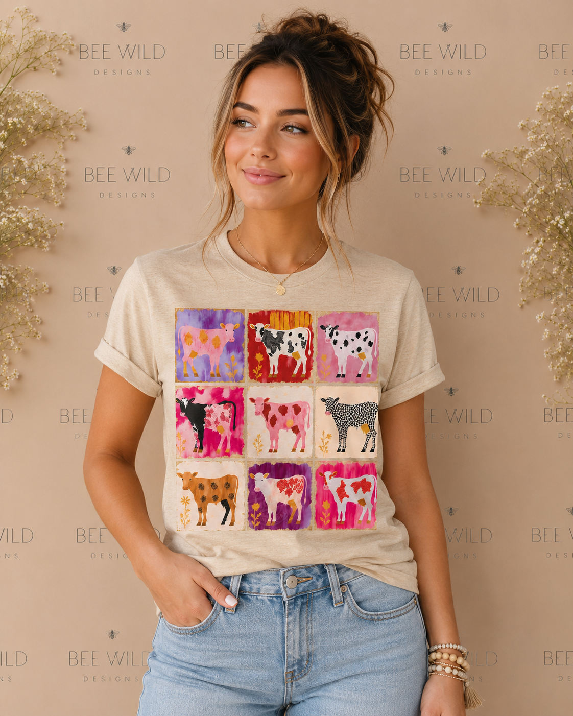 Cow Graphic Tee