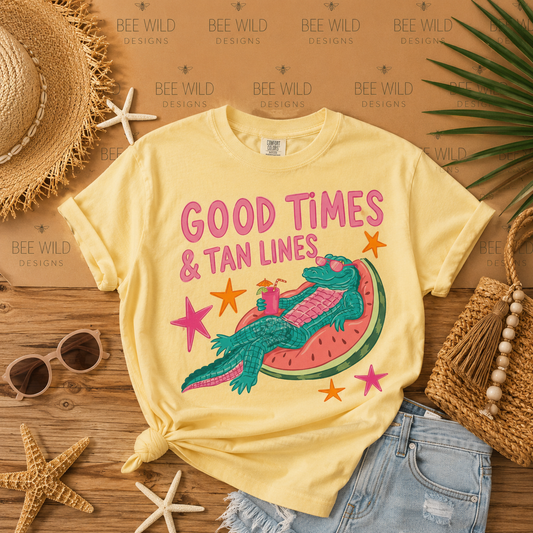 Good Times & Tan Lines Graphic Tee