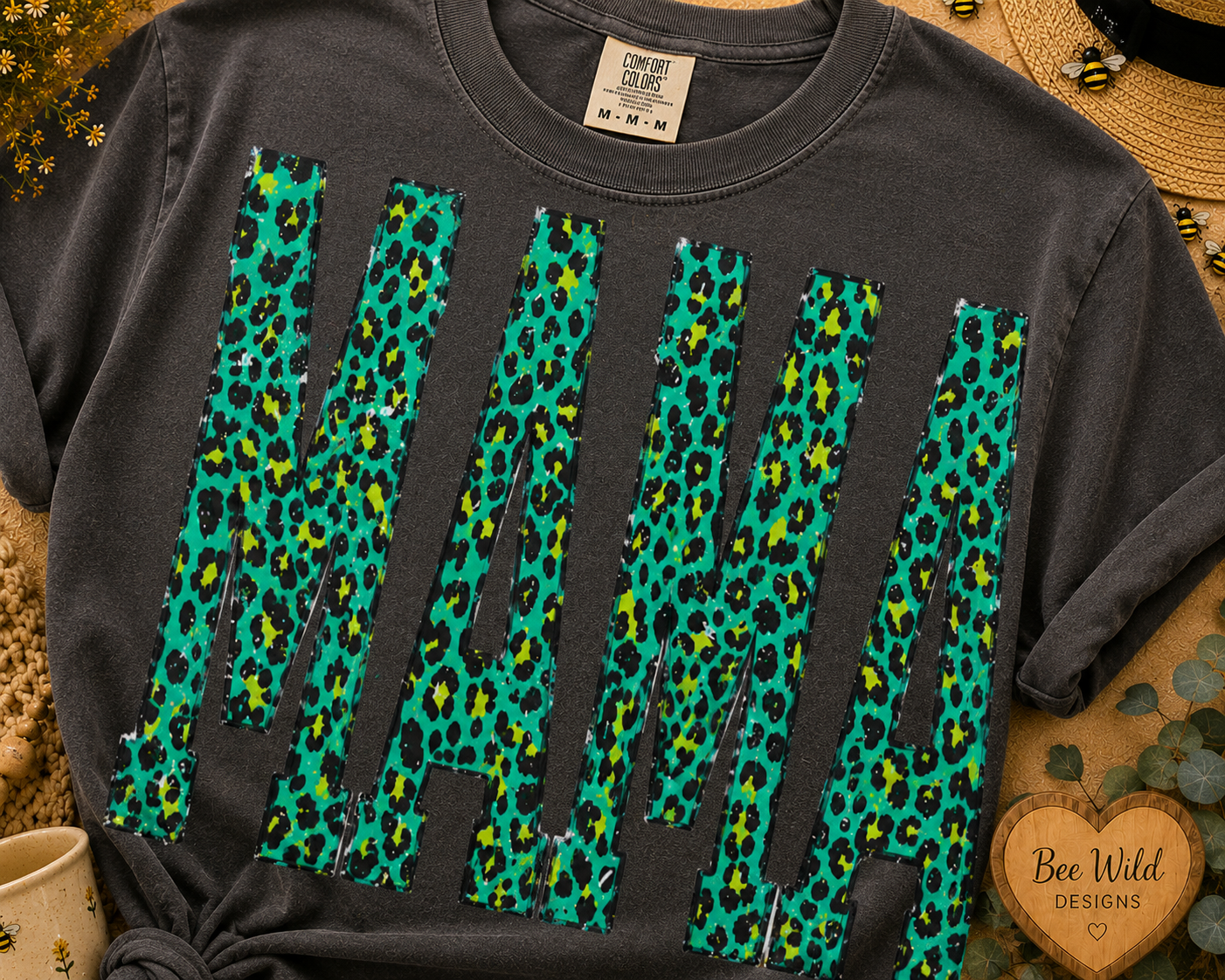 Teal Leopard MAMA